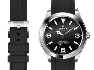 EVEREST錶帶 ROLEX EXPLORER 214270 膠帶穿扣 - 新萬國鐘錶