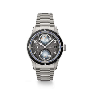 MontBlanc 萬寶龍 1858 Geosphere 世界時區 0 Oxygen 零氧 The 8000 鈦金屬特別版腕錶 42mm 130982