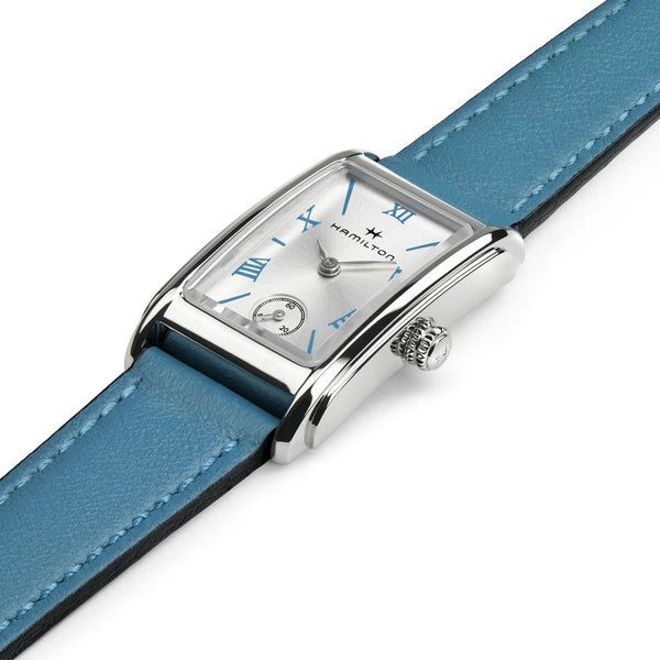 Hamilton 漢米爾頓 美國經典系列石英女士皮革方形腕錶 H11221650