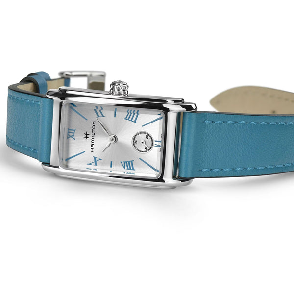 Hamilton 漢米爾頓 美國經典系列石英女士皮革方形腕錶 H11221650