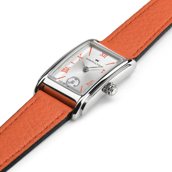 Hamilton 漢米爾頓 美國經典系列石英女士皮革方形腕錶 H11221851