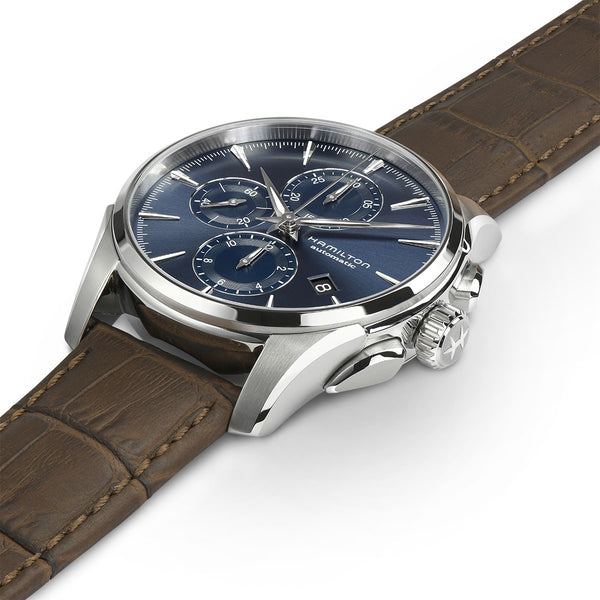 Hamilton 漢米爾頓爵士系列 Jazzmaster 計時機械腕錶 H32586541