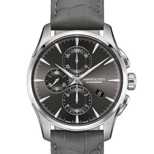 Hamilton 漢米爾頓 Jazzmaster 爵士系列自動上鍊計時機械腕錶 42mm H32586881 - 新萬國鐘錶