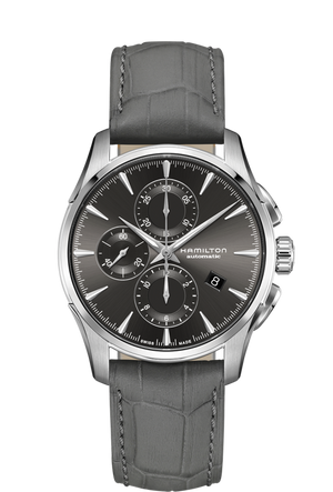 Hamilton 漢米爾頓 Jazzmaster 爵士系列自動上鍊計時機械腕錶 42mm H32586881 - 新萬國鐘錶