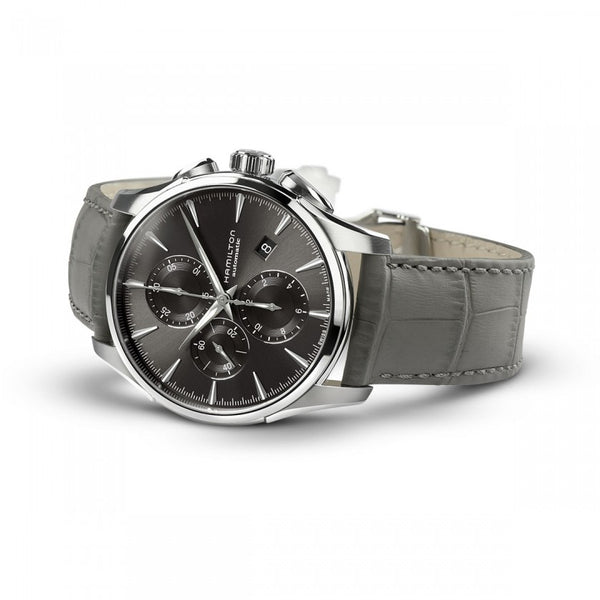 Hamilton 漢米爾頓 Jazzmaster 爵士系列自動上鍊計時機械腕錶 42mm H32586881 - 新萬國鐘錶