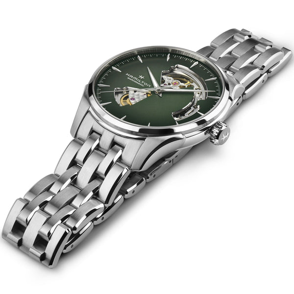 HAMILTON 漢米爾頓 JAZZMASTER 爵士系列 OPEN HEART 80小時自動腕錶 40mm H32675160