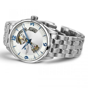 HAMILTON漢米爾頓 JAZZMASTER爵士系列OPEN HEART 80小時自動腕錶 H32705152