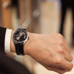 HAMILTON漢米爾頓 JAZZMASTER爵士系列OPEN HEART 80小時自動腕錶 H32705731