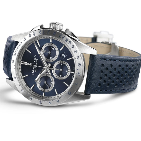 Hamilton 漢米爾頓 Jazzmaster 爵士系列Performer機械計時腕錶 42mm H36616640