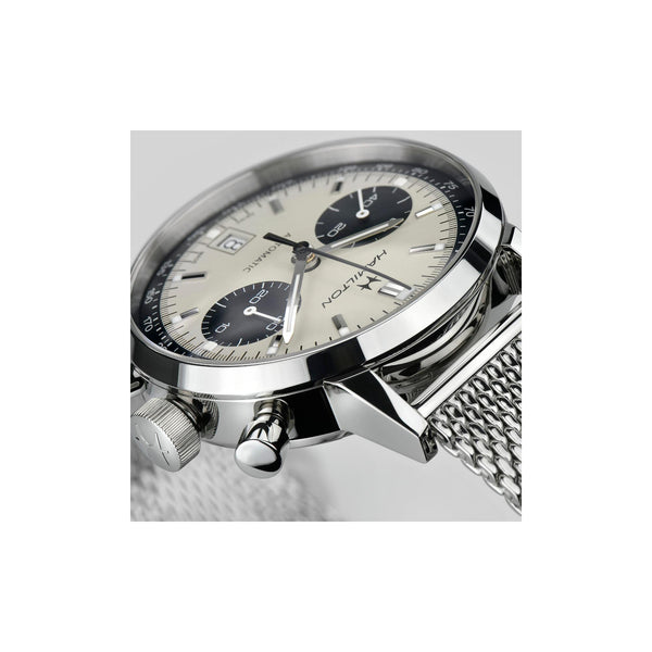 Hamilton 漢米爾頓美國經典熊貓自動計時碼錶腕錶 Intra-Matic 40mm H38416111