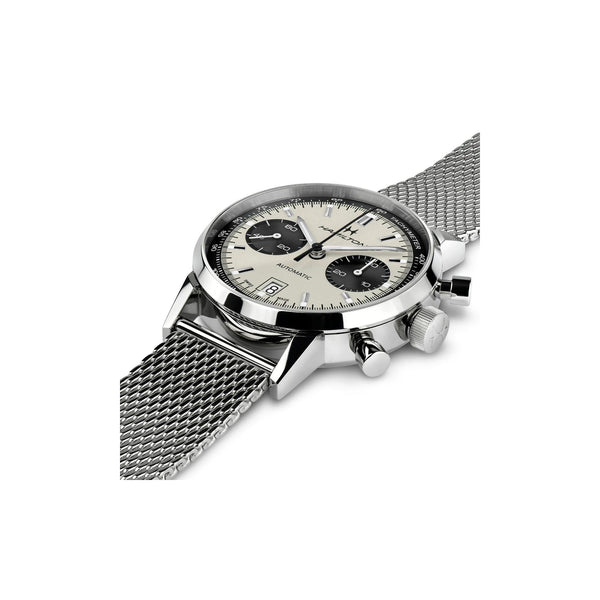 Hamilton 漢米爾頓美國經典熊貓腕錶 Intra-Matic Chrono H38416111