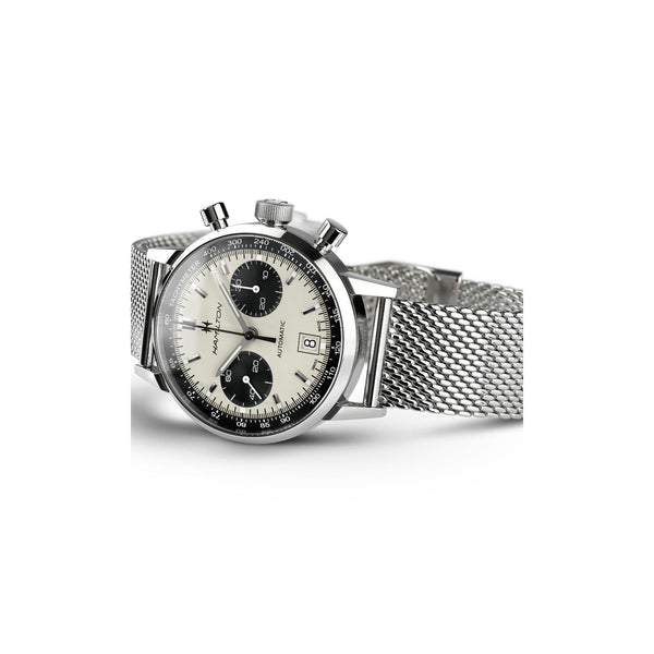 Hamilton 漢米爾頓美國經典熊貓自動計時碼錶腕錶 Intra-Matic 40mm H38416111