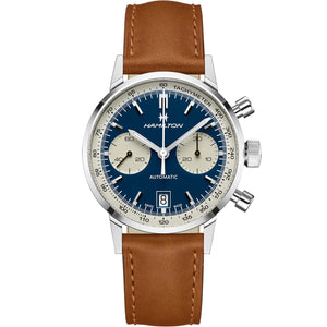 Hamilton 漢米爾頓美國經典熊貓自動計時碼錶腕錶 Intra-Matic 40mm H38416541 - 新萬國鐘錶