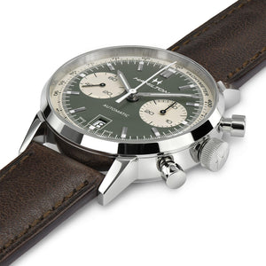 Hamilton 漢米爾頓 Intra-Matic 美國經典系列自動上鍊計時碼錶腕錶 40mm H38416560 - 新萬國鐘錶