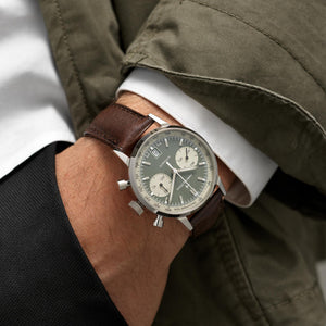 Hamilton 漢米爾頓 Intra-Matic 美國經典系列自動上鍊計時碼錶腕錶 40mm H38416560 - 新萬國鐘錶