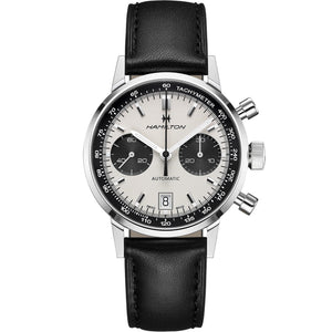 Hamilton 漢米爾頓美國經典熊貓自動計時碼錶腕錶 Intra-Matic 40mm H38416711 - 新萬國鐘錶