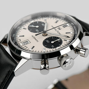 Hamilton 漢米爾頓美國經典熊貓自動計時碼錶腕錶 Intra-Matic 40mm H38416711 - 新萬國鐘錶