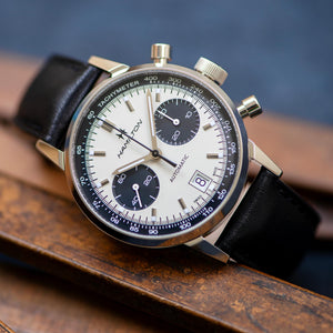 Hamilton 漢米爾頓美國經典熊貓自動計時碼錶腕錶 Intra-Matic 40mm H38416711 - 新萬國鐘錶