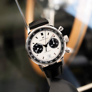 Hamilton 漢米爾頓美國經典熊貓自動計時碼錶腕錶 Intra-Matic 40mm H38416711 - 新萬國鐘錶
