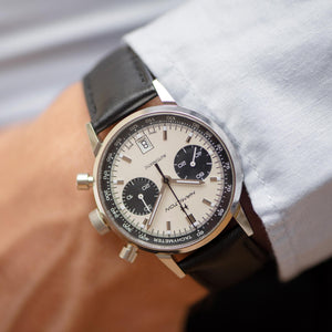 Hamilton 漢米爾頓美國經典熊貓自動計時碼錶腕錶 Intra-Matic 40mm H38416711 - 新萬國鐘錶