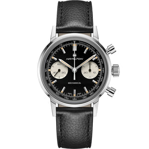 Hamilton 漢米爾頓美國經典熊貓自動計時碼錶 Intra-Matic 手上鍊計時機械錶 40mm H38429730 - 新萬國鐘錶