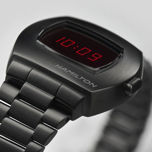 Hamilton 漢米爾頓美國經典黑色PVD PSR Digital Quartz  H52404130 - 新萬國鐘錶
