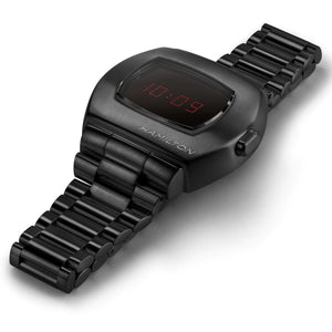 Hamilton 漢米爾頓美國經典黑色PVD PSR Digital Quartz  H52404130 - 新萬國鐘錶