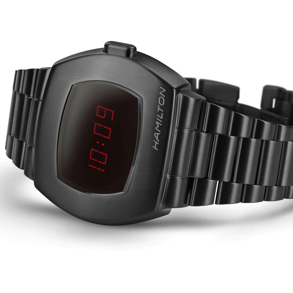 Hamilton 漢米爾頓美國經典黑色PVD PSR Digital Quartz  H52404130