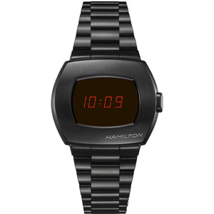 Hamilton 漢米爾頓美國經典黑色PVD PSR Digital Quartz  H52404130 - 新萬國鐘錶