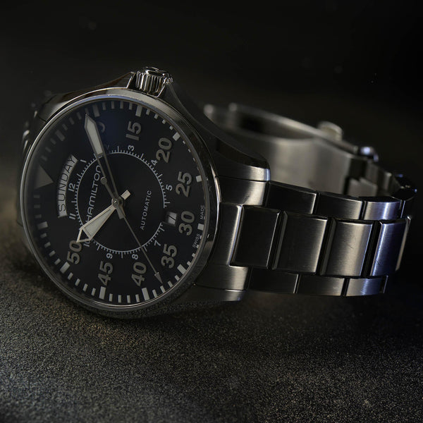 Hamilton 漢米爾頓 Khaki Aviation 卡其航空系列星期日歷飛行錶 42mm H64615135