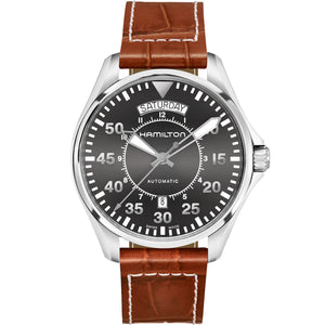 Hamilton 漢米爾頓 Khaki Aviation 卡其航空系列星期日期機械飛行錶 42mm H64615585