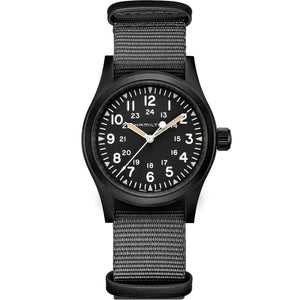 Hamilton 漢米爾頓 Khaki Field 卡其野戰手上鏈機械錶 38mm H69409930 - 新萬國鐘錶