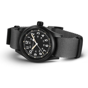Hamilton 漢米爾頓 Khaki Field 卡其野戰手上鏈機械錶 38mm H69409930 - 新萬國鐘錶