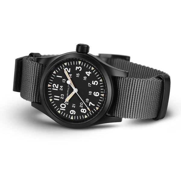 Hamilton 漢米爾頓 Khaki Field 卡其野戰手上鏈機械錶 38mm H69409930