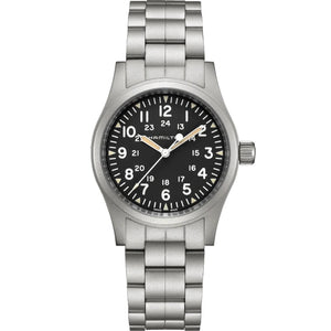 Hamilton 漢米爾頓 Khaki Field 卡其野戰手上鏈機械錶 38mm H69439131 - 新萬國鐘錶