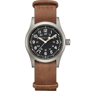 Hamilton 漢米爾頓 Khaki Field 卡其野戰手上鏈機械錶 38mm H69439531 - 新萬國鐘錶