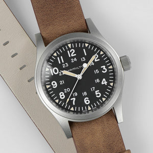 Hamilton 漢米爾頓 Khaki Field 卡其野戰手上鏈機械錶 38mm H69439531 - 新萬國鐘錶