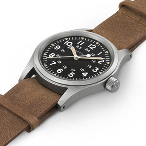 Hamilton 漢米爾頓 Khaki Field 卡其野戰手上鏈機械錶 38mm H69439531 - 新萬國鐘錶