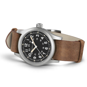 Hamilton 漢米爾頓 Khaki Field 卡其野戰手上鏈機械錶 38mm H69439531 - 新萬國鐘錶