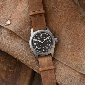 Hamilton 漢米爾頓 Khaki Field 卡其野戰手上鏈機械錶 38mm H69439531 - 新萬國鐘錶
