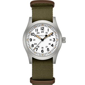 Hamilton 漢米爾頓 Khaki Field 卡其野戰手上鏈機械錶 42mm H69529913 - 新萬國鐘錶