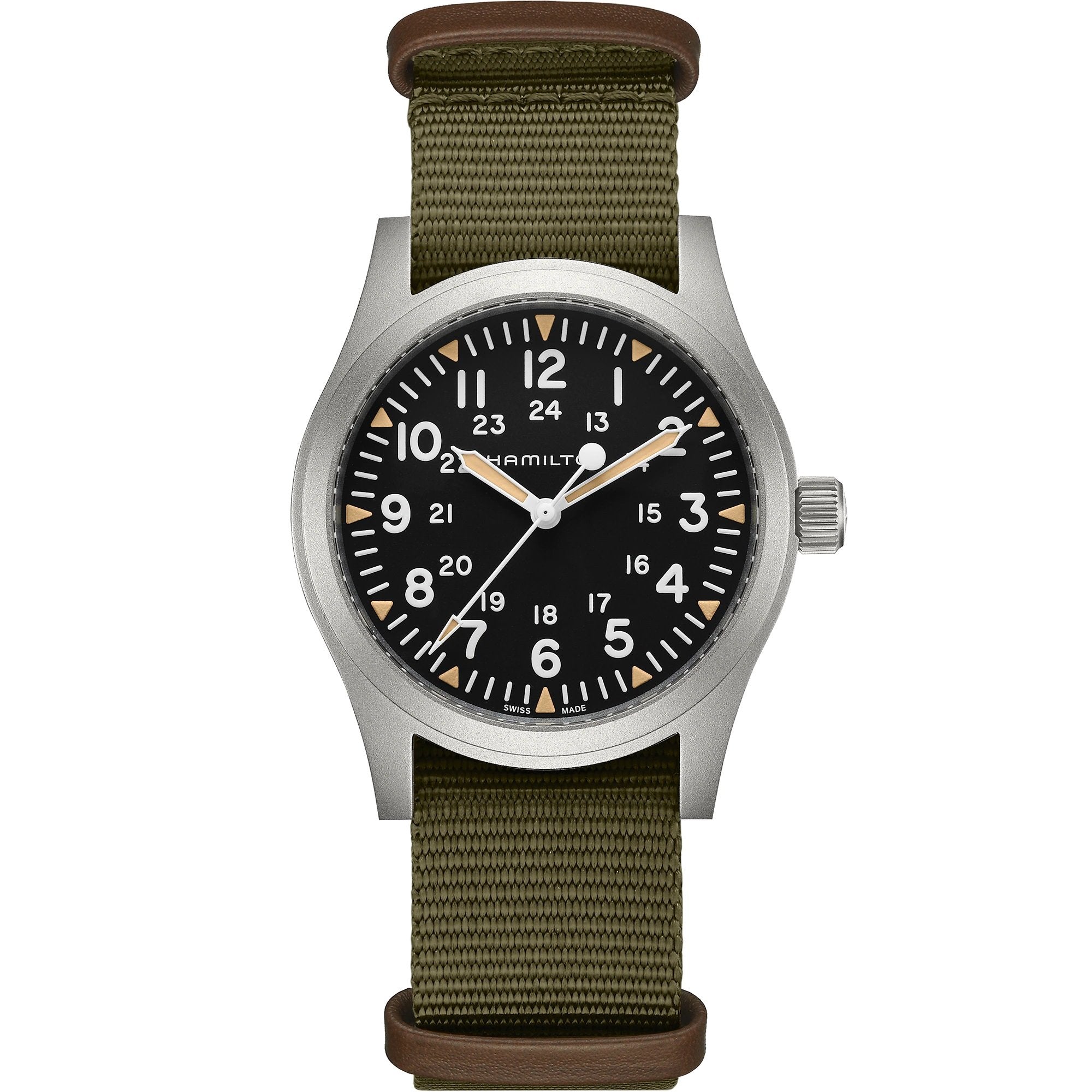 Hamilton 漢米爾頓Khaki Field 卡其野戰手上鏈42mm H69529933