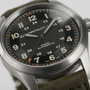 Hamilton 漢米爾頓 Khaki Field 卡其野戰鈦金屬機械錶 38mm H70205830 - 新萬國鐘錶