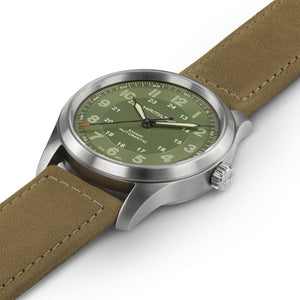 Hamilton 漢米爾頓 Khaki Field 卡其野戰鈦金屬自動機械腕錶 38mm H70205860 - 新萬國鐘錶
