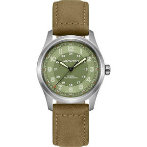 Hamilton 漢米爾頓 Khaki Field 卡其野戰鈦金屬自動機械腕錶 38mm H70205860 - 新萬國鐘錶