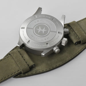 Hamilton 漢米爾頓 Khaki Field 卡其野戰自動機械計時碼錶 44mm H71706830 - 新萬國鐘錶