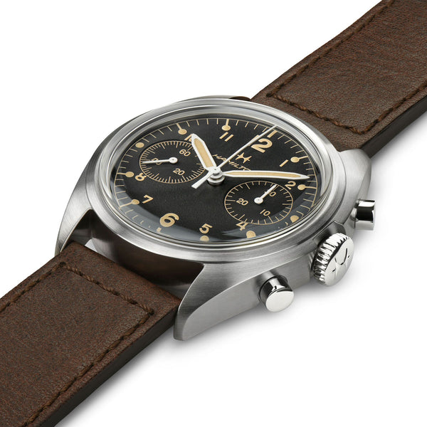 Hamilton 漢米爾頓 Pilot Pioneer 卡其航空系列計時碼錶 手上鏈 40mm H76409530