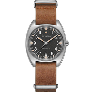 Hamilton 漢米爾頓 Pilot Pioneer 卡其航空系列手上鏈機械腕錶 36mm H76419531