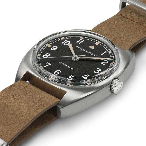 Hamilton 漢米爾頓 Pilot Pioneer 卡其航空系列手上鏈機械腕錶 36mm H76419531