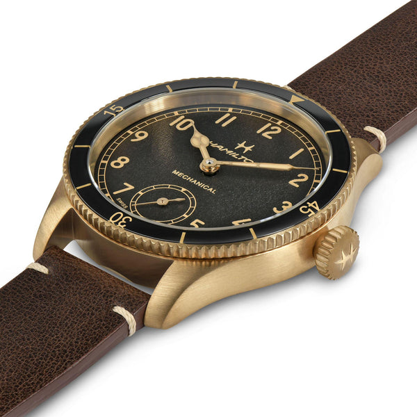 Hamilton 漢米爾頓 Pilot Pioneer Bronze 卡其航空系列 青銅手上鏈 43mm H76709530